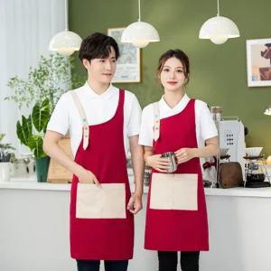 Adjustable cross back apron