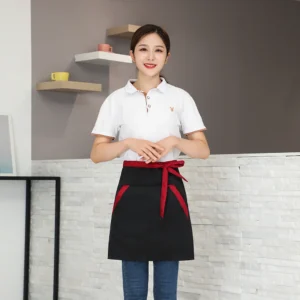 mixed color waist apron
