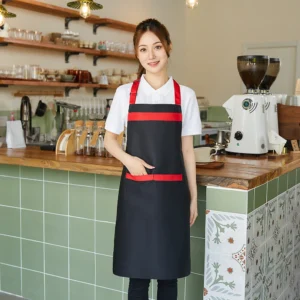 mixed color kitchen apron